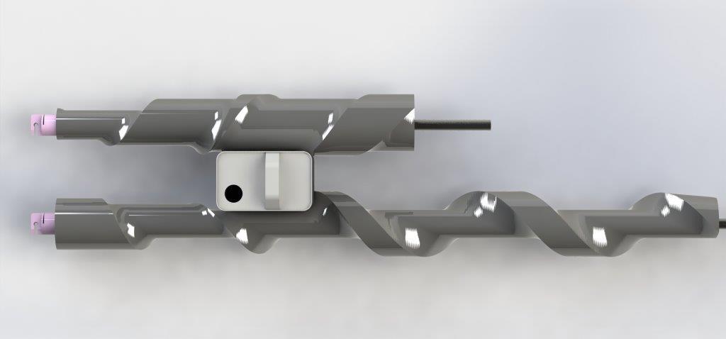 Offset Infeed Feed Screws