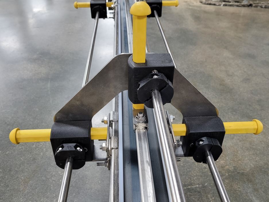 Easy Adjust Cap Chute Guide Rail Module