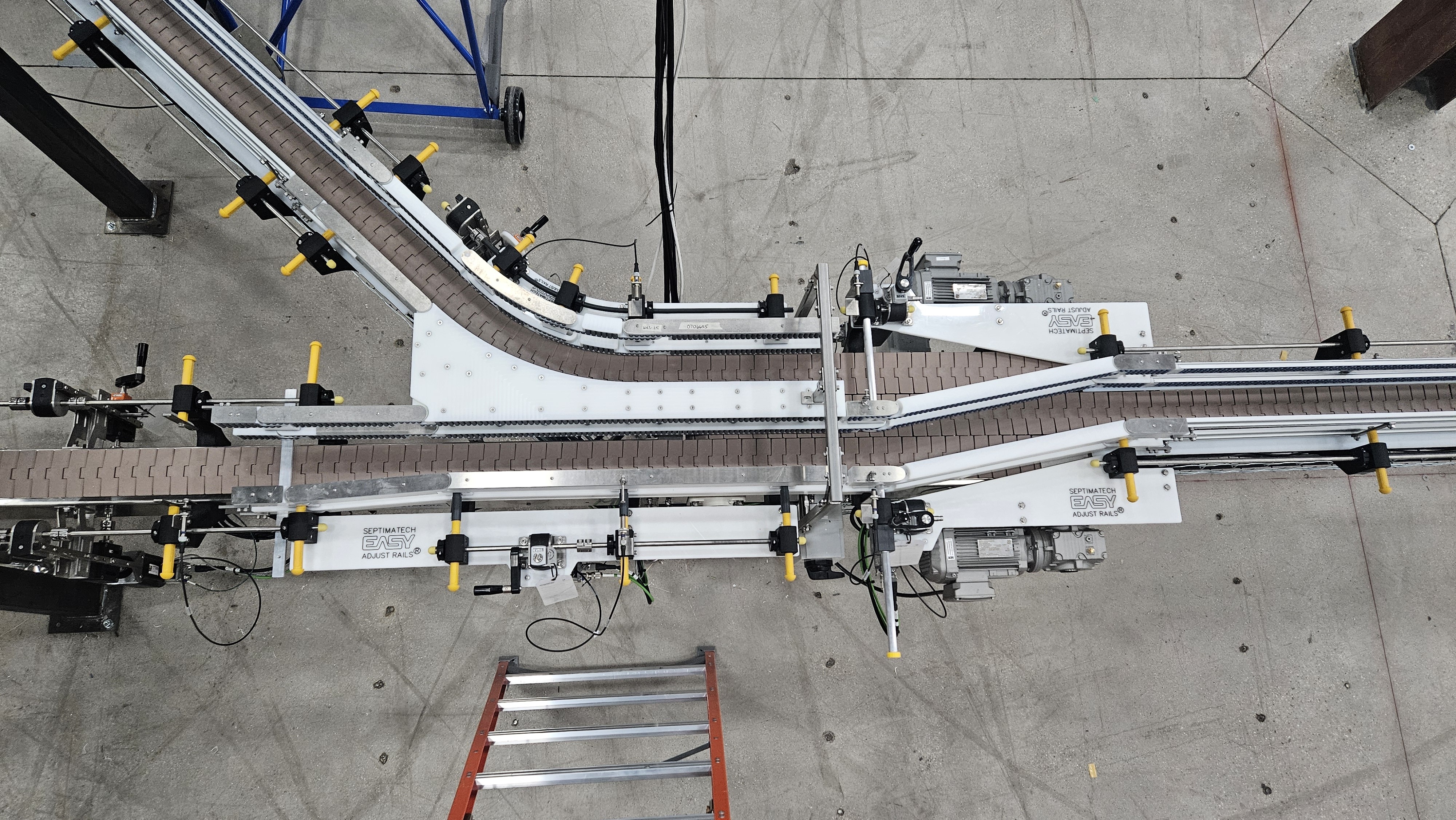 Easy Adjust Rails y Gate Overhead view