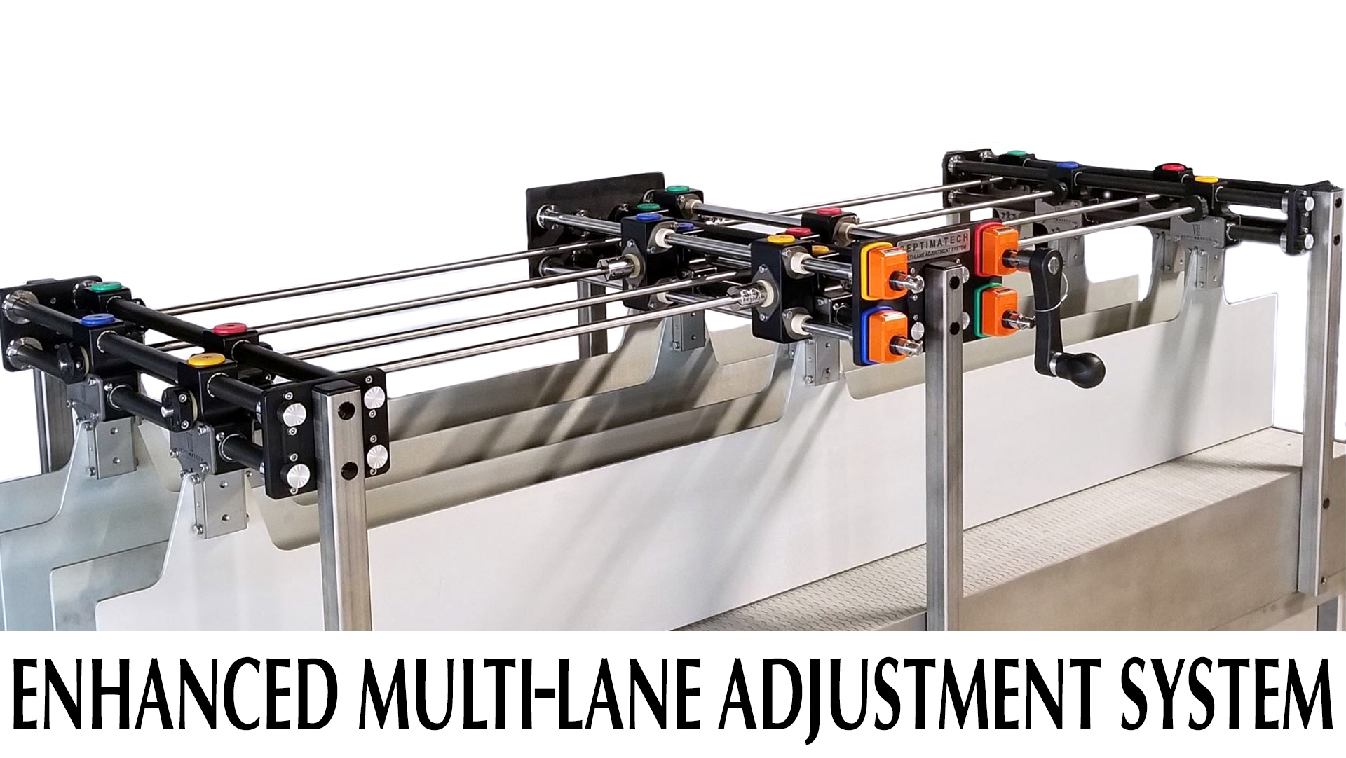 Multi Lane Guide Rail Adjustment System New 1