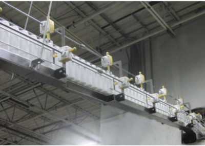 Gravity Chute for Conveyor Change Parts